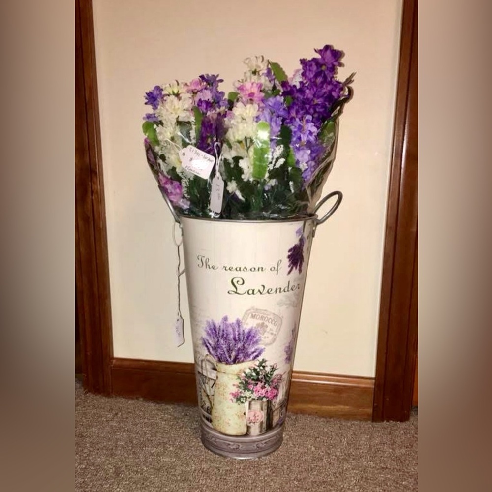 Country floral Vase